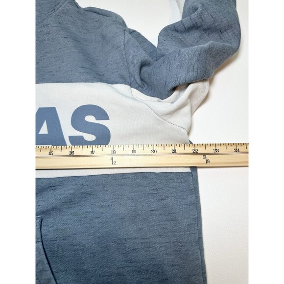 Adidas Post Game Fleece Pullover‎ Hoodie Blue White Women's LARGE - Picture 11 of 13